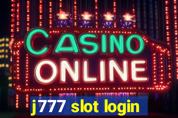 j777 slot login