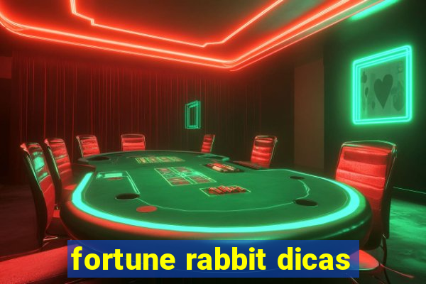 fortune rabbit dicas