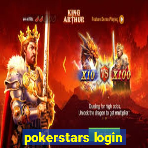 pokerstars login