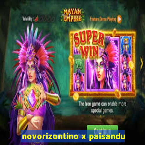 novorizontino x paisandu