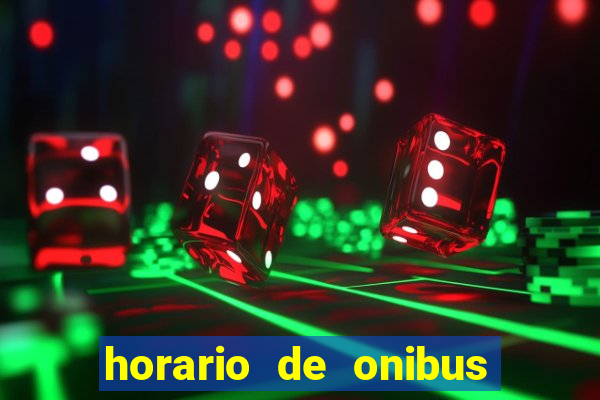 horario de onibus nova palhoça