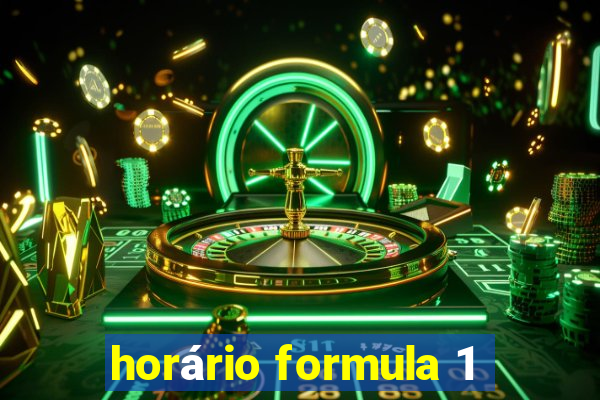 horário formula 1