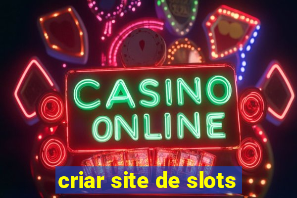 criar site de slots