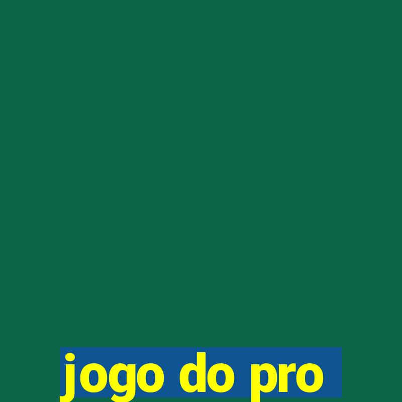 jogo do pro