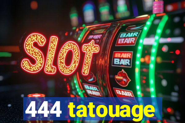 444 tatouage