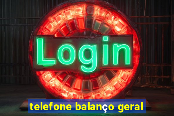 telefone balanço geral