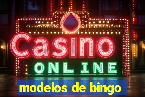 modelos de bingo