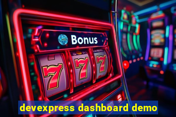 devexpress dashboard demo