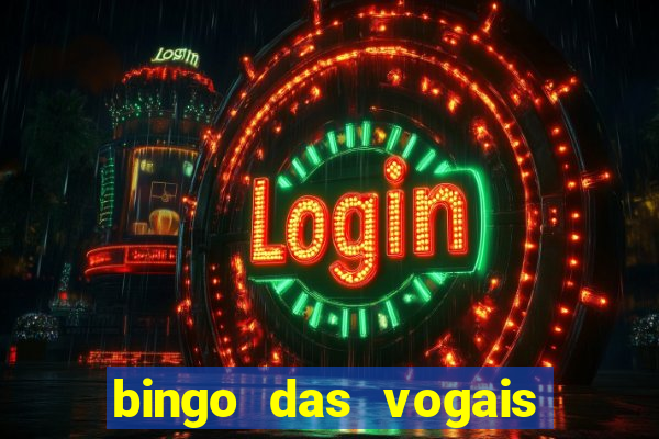 bingo das vogais colorido para imprimir