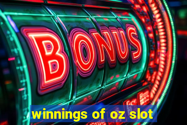 winnings of oz slot