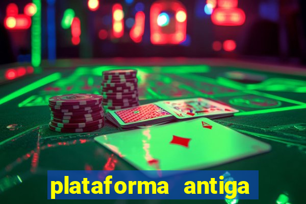 plataforma antiga de jogos