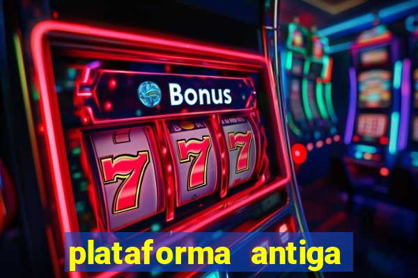 plataforma antiga de jogos