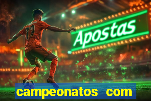 campeonatos com mais escanteios