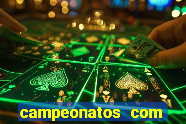 campeonatos com mais escanteios