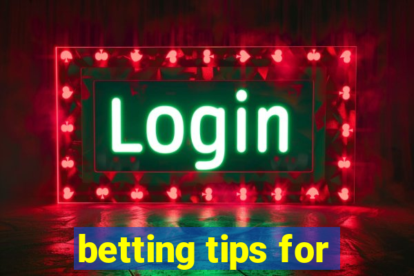 betting tips for