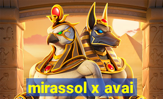 mirassol x avai