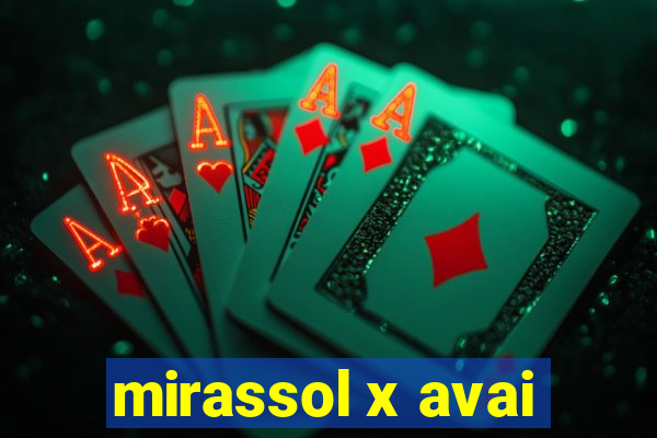 mirassol x avai