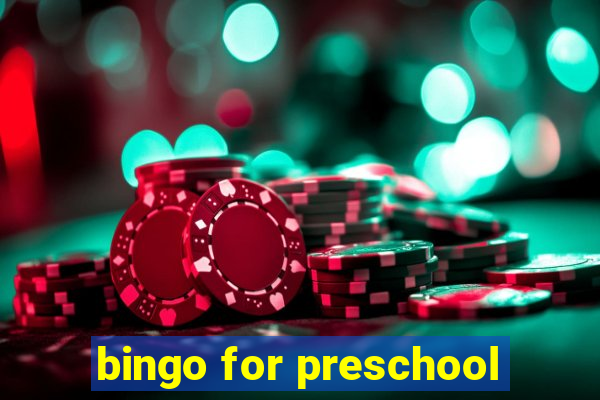 bingo for preschool