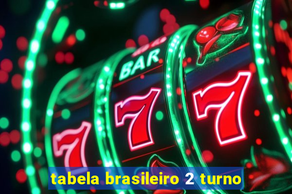 tabela brasileiro 2 turno