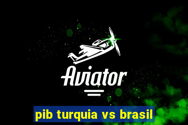 pib turquia vs brasil