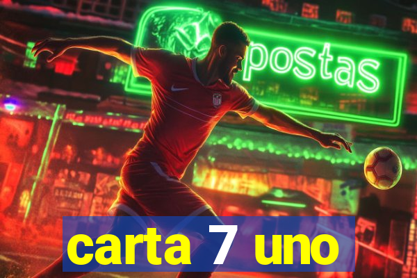 carta 7 uno