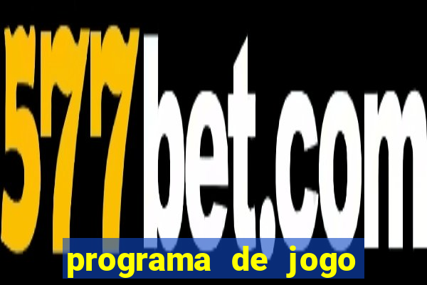 programa de jogo de futebol