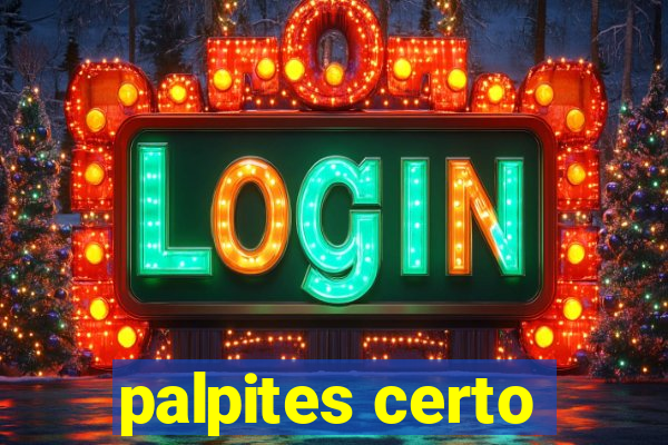 palpites certo