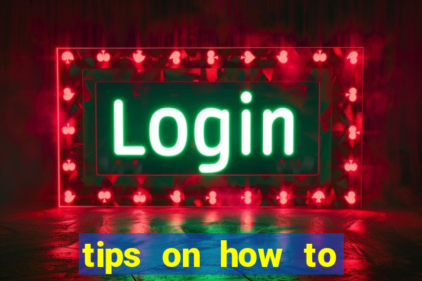 tips on how to win playing slot machines