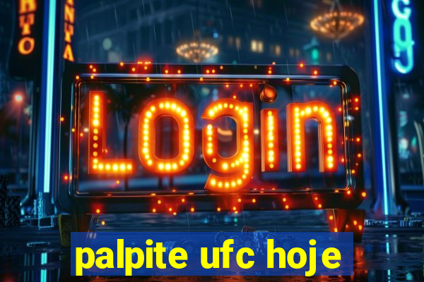 palpite ufc hoje