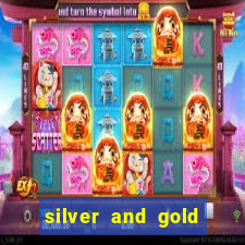 silver and gold slot machine