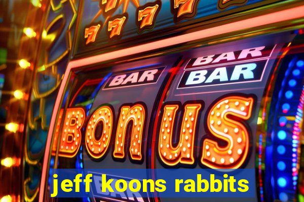 jeff koons rabbits