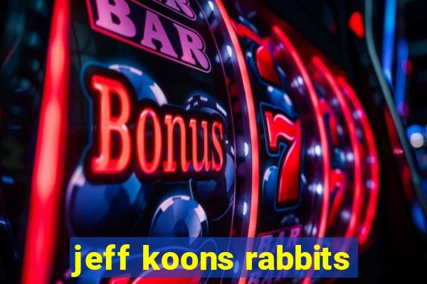 jeff koons rabbits