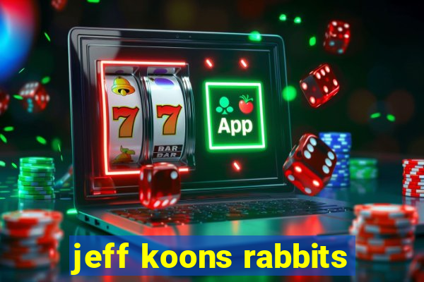 jeff koons rabbits