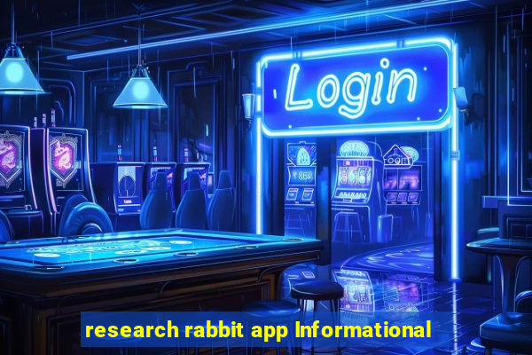 research rabbit app Informational