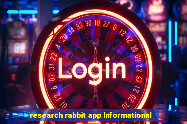 research rabbit app Informational