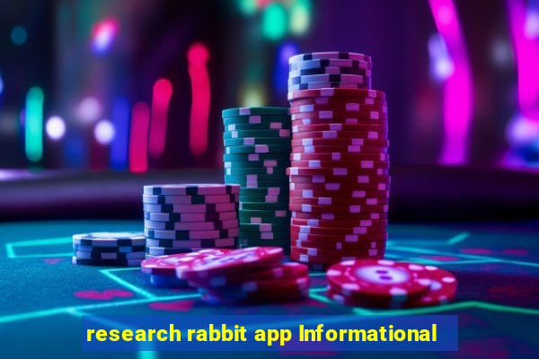 research rabbit app Informational