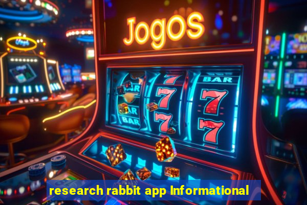 research rabbit app Informational