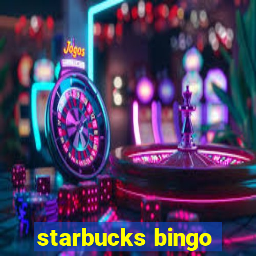 starbucks bingo