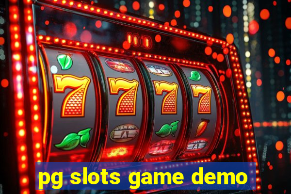 pg slots game demo