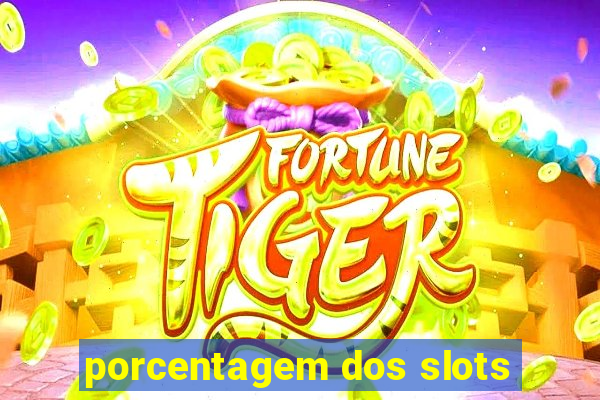 porcentagem dos slots