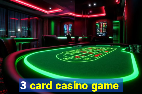 3 card casino game