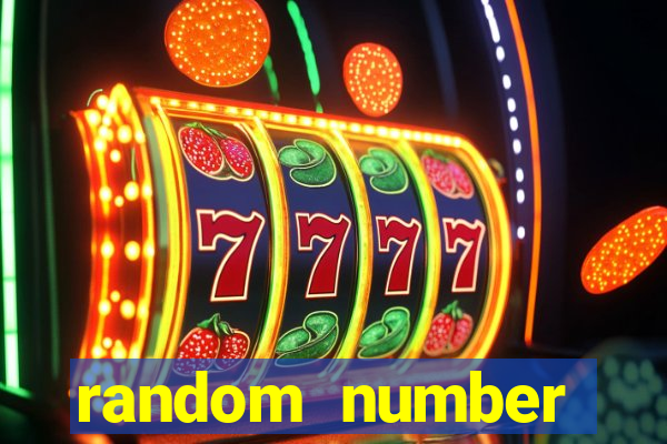 random number generator slot machine