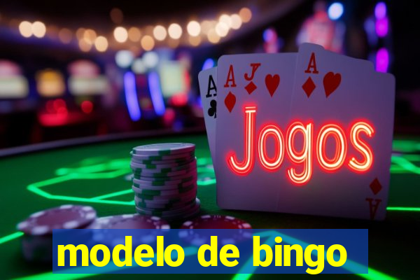 modelo de bingo