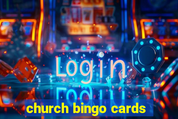 church bingo cards