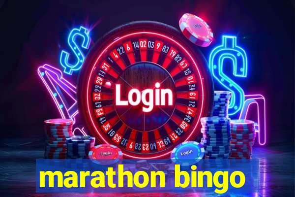 marathon bingo