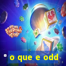 o que e odd