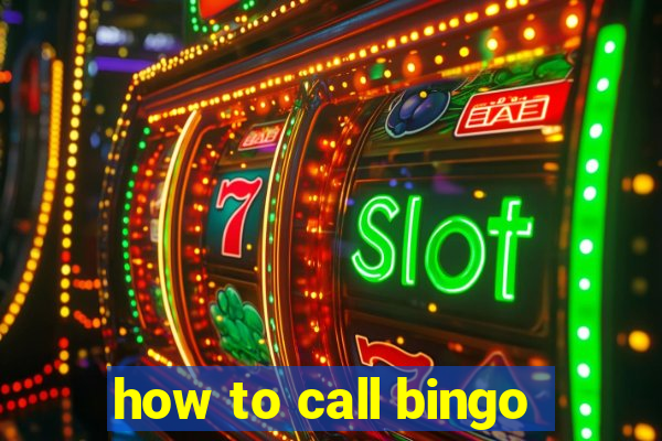 how to call bingo