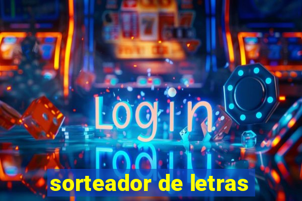 sorteador de letras