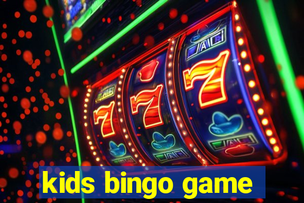 kids bingo game