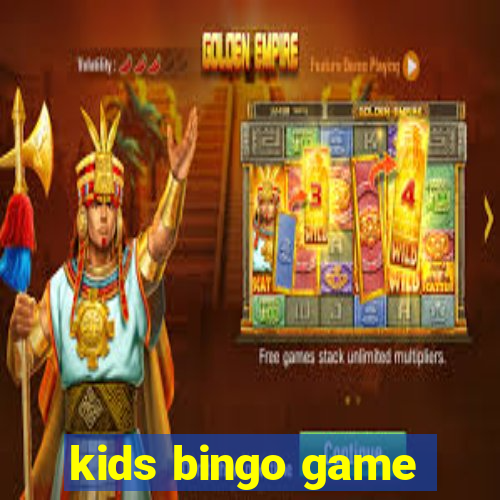 kids bingo game